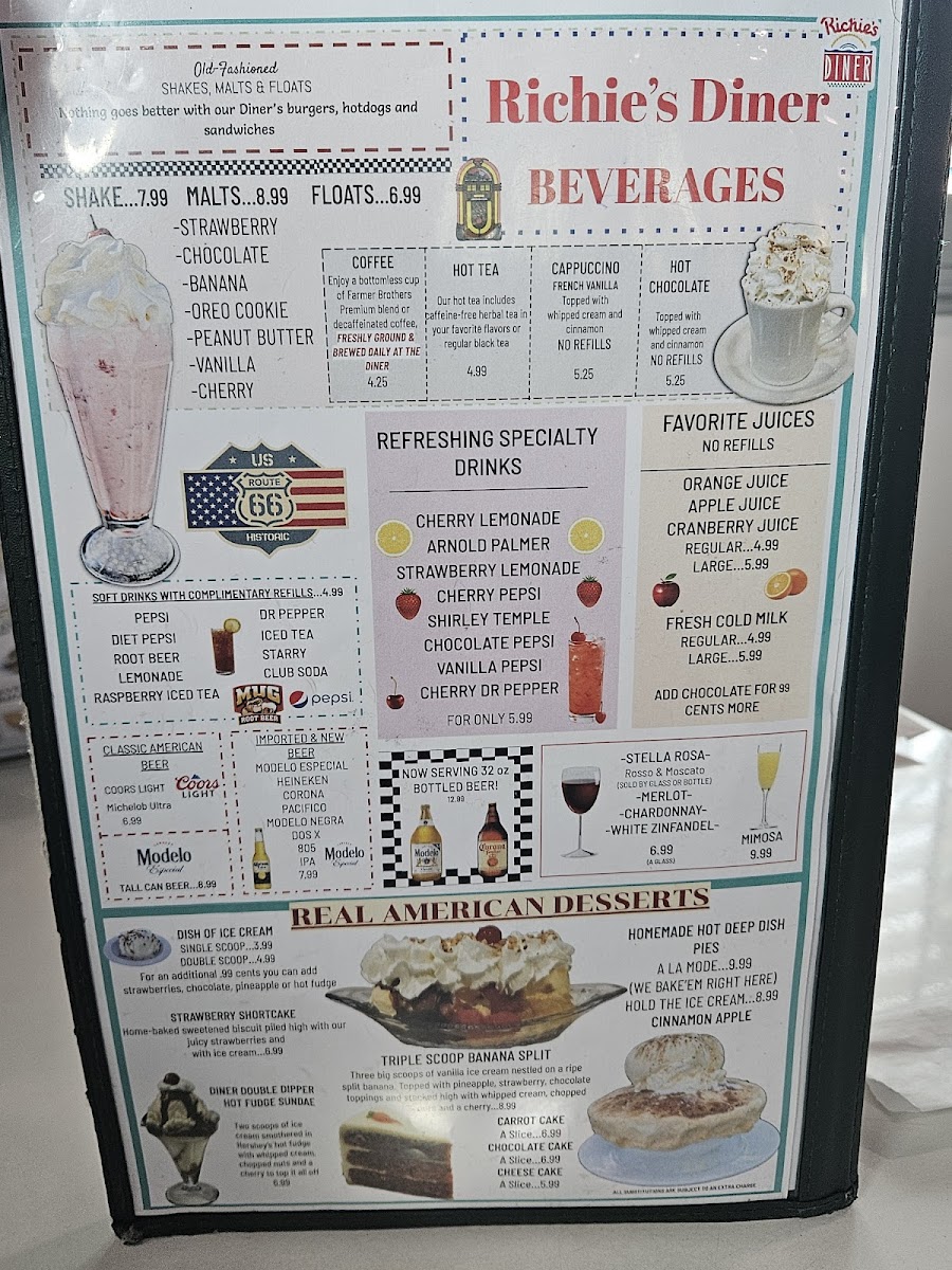 Richie's Diner Menu - Image 4